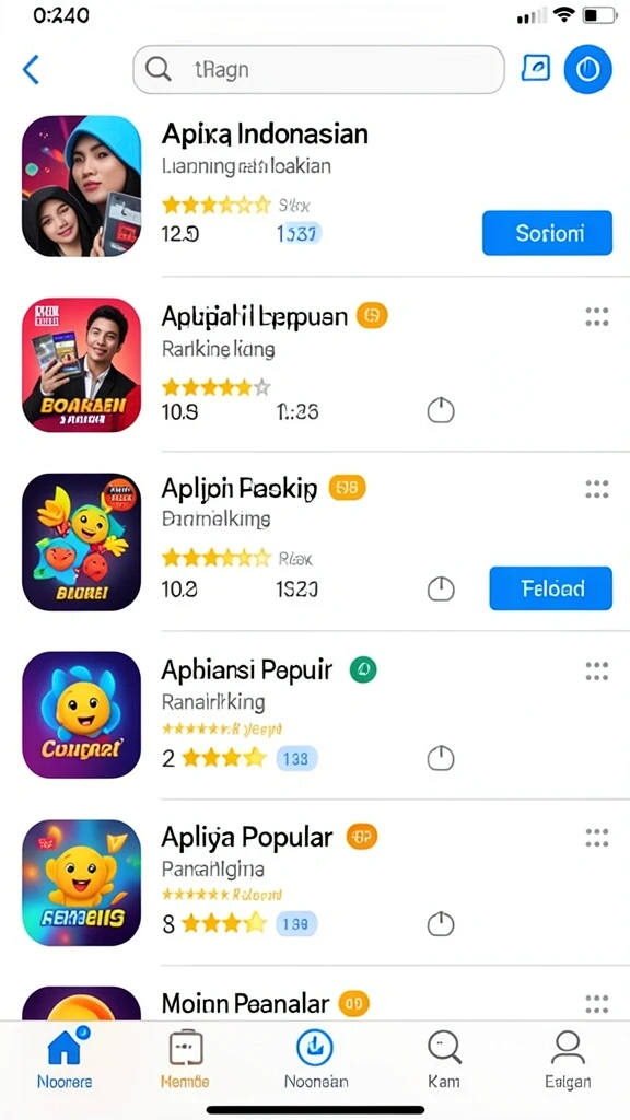 555f - Mode multiplayer untuk bersaing dengan teman-teman.