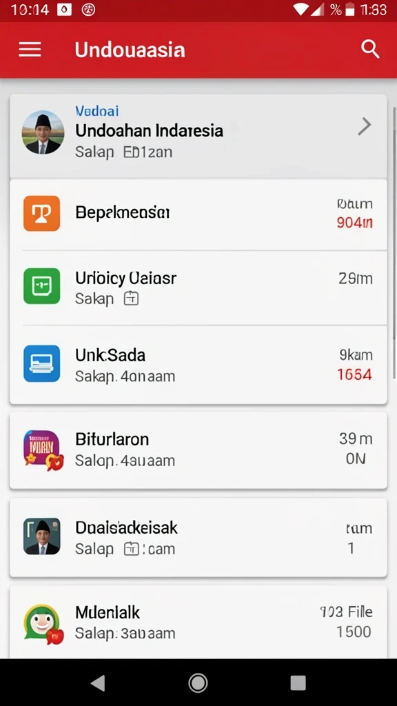 kakwin - Tampilan antarmuka yang sederhana dan mudah digunakan.