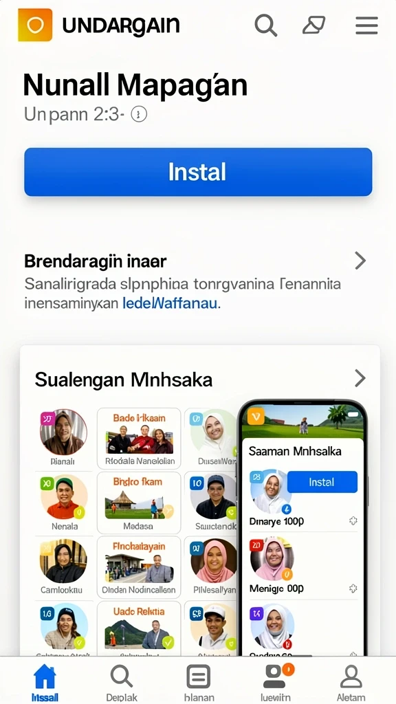 supervip - Tampilan awal yang menarik dan mudah dinavigasi.